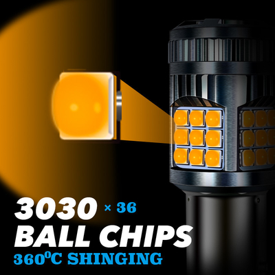 Auto Canbus 25W LED Turn Signal Lights T20 1156 1157 3156 3157 7440 7443 Car Brake Bulbs