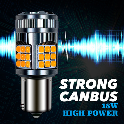 Auto Canbus 25W LED Turn Signal Lights T20 1156 1157 3156 3157 7440 7443 Car Brake Bulbs