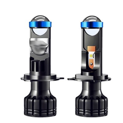 Obiektyw projektora Bi Led H4 Hi/Lo Beam automatyczna konwersja z projektorem samochodowym Mini H7 Led
