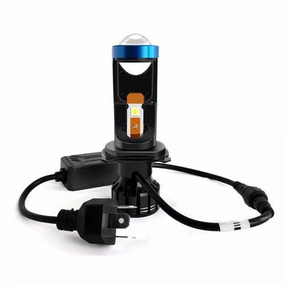 Super biały projektor 10000 lm Mini światła samochodowe Led H4 Obiektyw projektora Hi / Lo Beam H7 Led Reflektor