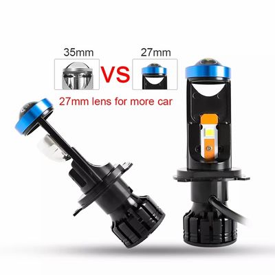 Hurtownia H4 Mini Bi Led Obiektyw Projektor Auto Samochodowe Led Żarówki Reflektorów 40W